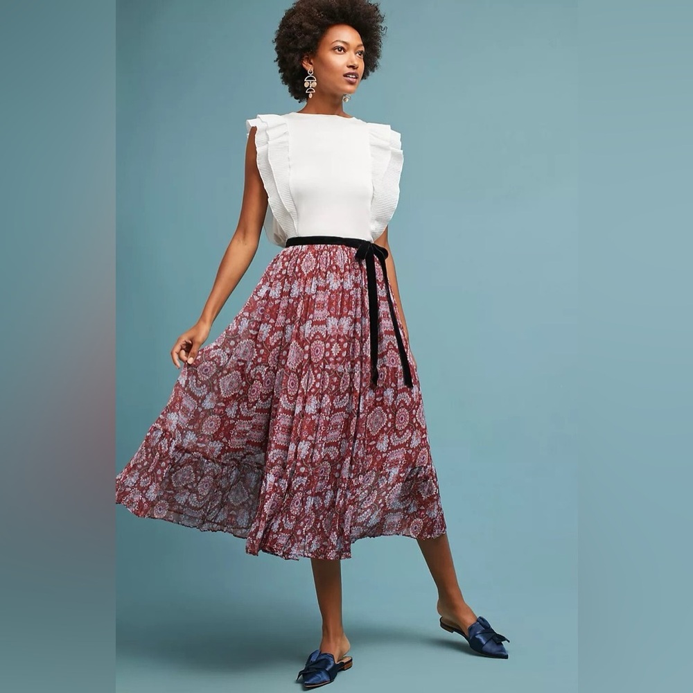 Anthropologie Virgo Skirt by Ne Quittez Pas Size S